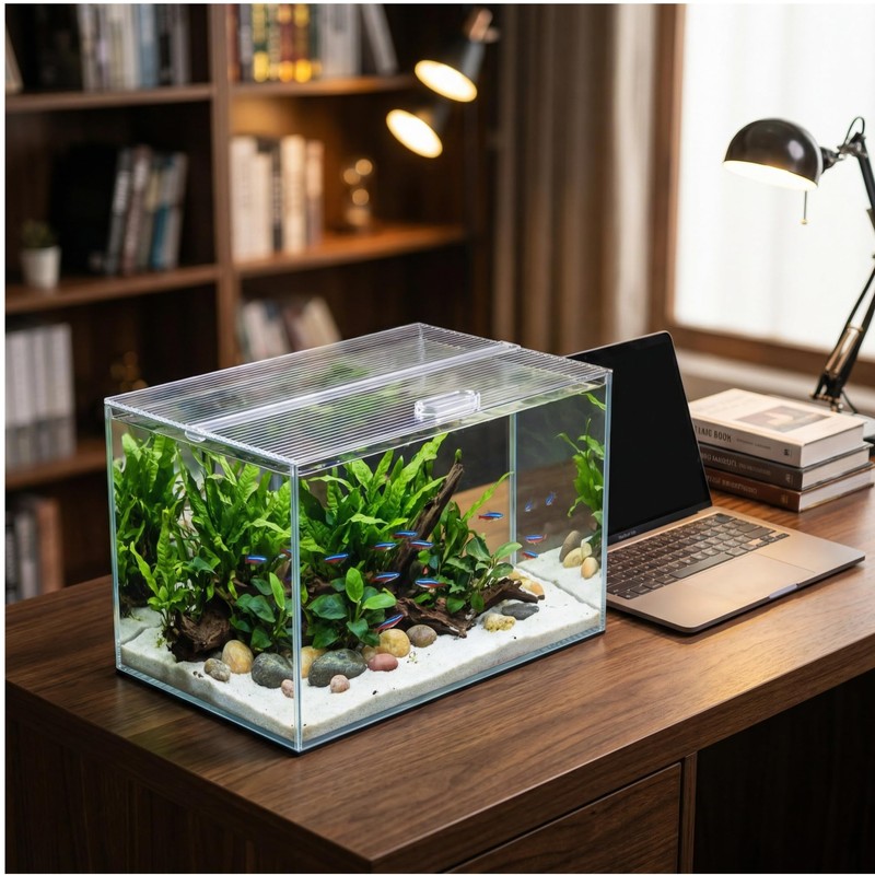 Yiqiying Aquarium Canop Polycarbonate 15.37 x 7.63 x 0.24 for