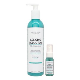 Gel reductivo para cuerpo Corporal Gel Crio Reductor en dosificador de 250mL/280g hierbas