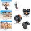 Camera Tripod, 13.7in to 55.7in Lightweight Extendable Selfie Stick Tripod