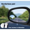 High-definition vision eliminates blind spots, frameless design is simple and