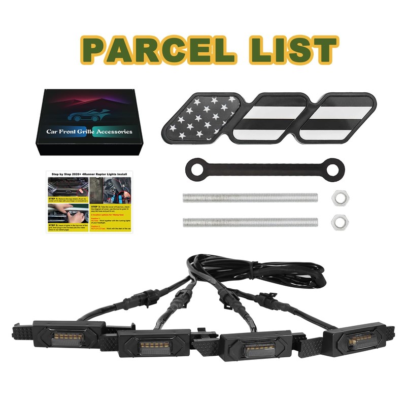 Led Grill Grille Light for 2021 2022 2023 2024 Toyota