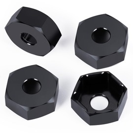 TRZX 4pcs 12mm to 14mm Wheel Hex Hub Adapter RC Hex Coupler Upgrade Parts for 1/10 SCX10 TRX4 TRX6 Tamiya Traxxas Rossi RC Car