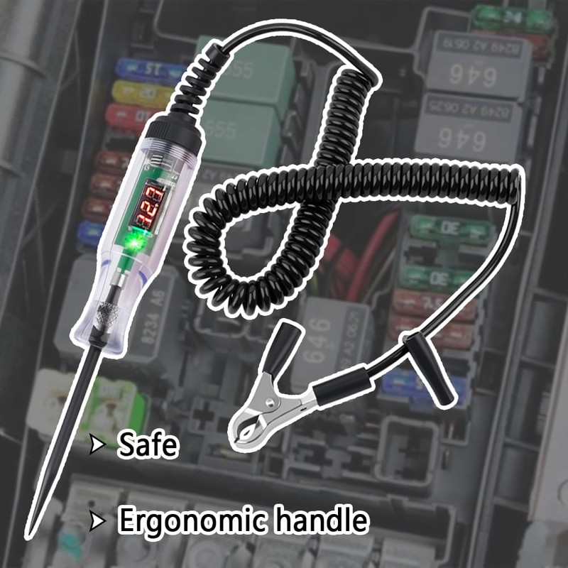 Test Light Automotive,DC 3-48V Fuse Tester Automotive as Voltage Tester