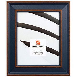 Craig Frames Country Estate, Blue Hardwood Picture Frame, 24 by 36-Inch