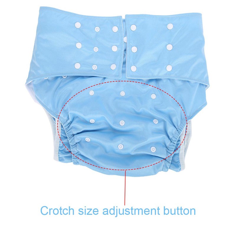 Washable Adult Pocket Nappy Cover Adjustable Reusable Diaper Cloth Light