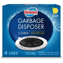 Glisten Disposer Care Foaming Cleaner, Lemon Scent, 4 Use (Pack of 2)