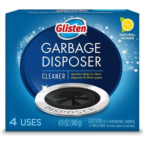 Glisten Disposer Care Foaming Cleaner, Lemon Scent, 4 Use (Pack of 2)