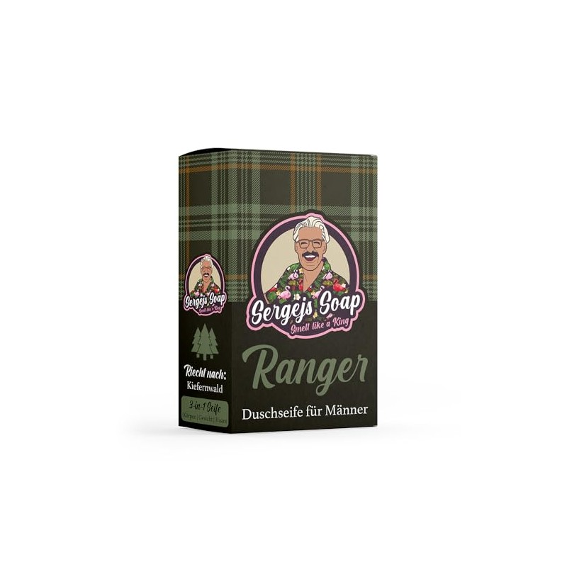 Sergejs Soap - Ranger | Solid Soap Bar 3 in