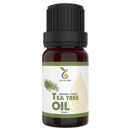Tea Tree Oil Organic 10 ml - 100% Natural Essential Oil from Australia, Vegan - Tea Tree Oil