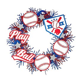 Baseball Wreath Craft Kit, Makes 1