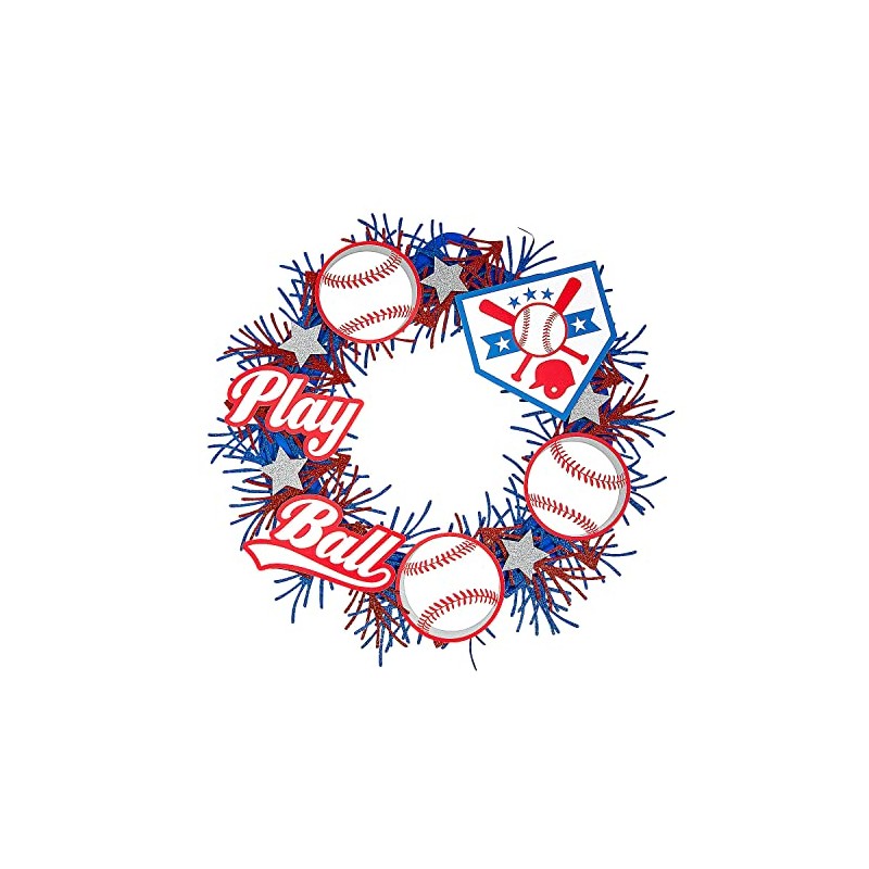 Baseball Wreath Craft Kit, Makes 1