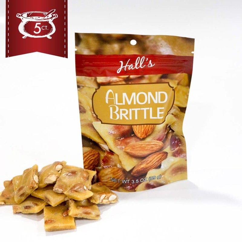 Almond Brittle Snack Bags, 3.5 oz (5 count)