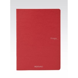 Fabriano Ecoqua Original Staple-Bound Notebook, A5, Cherry
