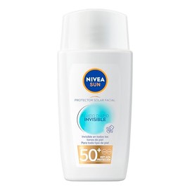 Protector Solar Facial NIVEA SUN Fluido Diario Invisible + Antioxidantes Fps50+ 40Ml, Efecto Mate y Antioxidantes