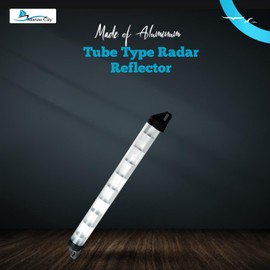 Marine City Aluminum Tube Type Radar Reflector for Sailboats 2 x 23 Inches – 25 SQF Reflective Area for Marines – Boats – Ships – Yachts (Pack of 1)