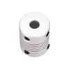 sourcing map 5mm to 6mm Aluminum Alloy Shaft Coupling Flexible