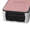 Mini Space Heater Pink Fast Heating Rotatable Holder Anti Slip