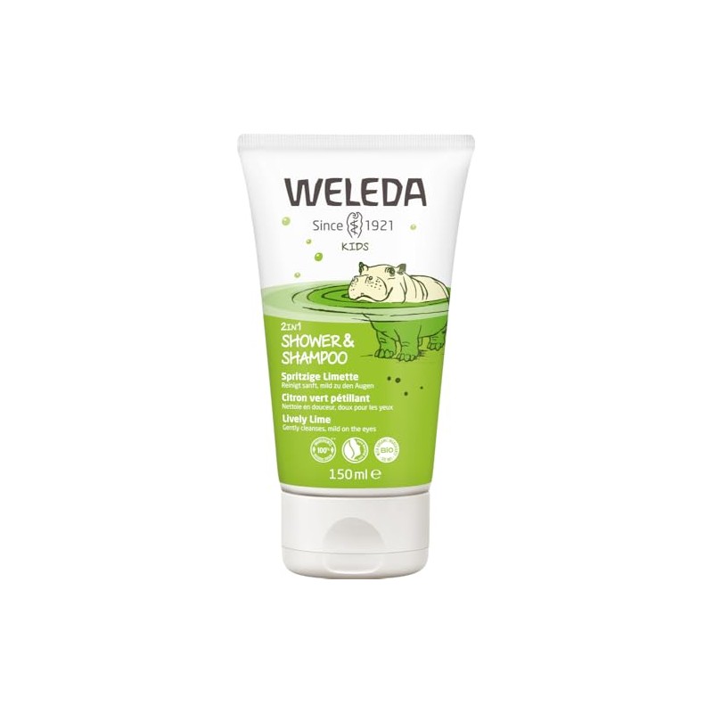 WELEDA Kids 2-in-1 Shower & Shampoo Spicy Lime