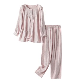 Post-operative,Bedridden Patient Clothes,Tear Away Nursing Clothes with 2 Sides Magic Stickers for Post-Surgery,Incontinence Dialysis Elderly Home Care,Full Open Rip Off Nursing Clothes with Pocket