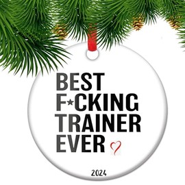 Personal Trainer Christmas Ornament, Personal Trainer Gift Idea, Fitness Gift, Workout Gifts, Ornament Gift for Personal Trainer, weightlifting