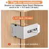 Mixizigoz 90 Degree Hasp Lock Latch, Right Angle Safe Padlock
