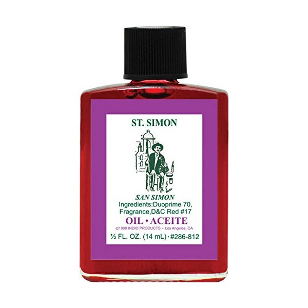 (1Pack) Indio Products Spiritual Anointing Oil- ST Simon 1/2oz