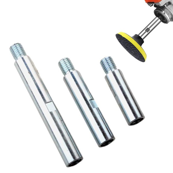 Set of 3 Angle Grinder Extension, M14 Polisher Extension Shaft