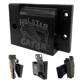 Holster Gator Tactical Mount, Belt Clip Holster Holder for Car, Truck, Desk & Wall, Storage for Vehicle, Home, Office, Includes Sticky Dash Installation Kit Compatible with Fomi QuickClip