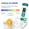 Cuteefun pH Value Meter, 5-in-1 Water Tester with VA Backlight,