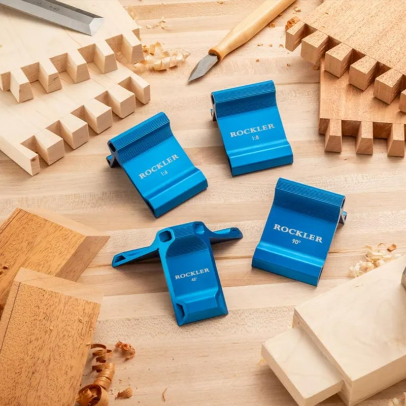 90° Saddle Square - Anodized Aluminum Positioning Squares for Woodworking