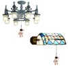 Hyamass Ceiling Fan Pull Chain Extender with Spaceman Charm -