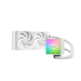 Sudokoo NEXAURA 240 White Liquid CPU Cooler: 240mm AIO CPU Cooler with PWM Pump & ARGB Pump Head - Water Cooling with FDB Fans for Intel LGA 1851/1700/1200/115X AMD AM5/AM4