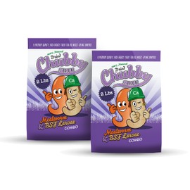 4lb Chubby Mix Mealworm & Black Soldier Fly Larvae Combo. Non-GMO Dried Insects for Chickens – High Protein Chicken Feed Meal Worms for Wild Birds & Chicken Treats for Laying Hens