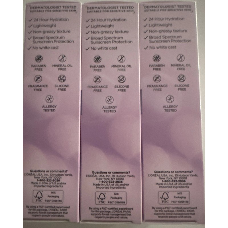 L'Oréal (Lot of 3) L'Oreal Paris Collagen Moisture Filler Daily