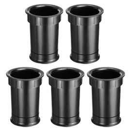 sourcing map 5Pcs 75x110mm/3 x 4.3 inch Speaker Port Tube Subwoofer Bass Box Tube Bass Woofer Box Speaker Box Bass Air Port for DJ/PA Speaker Cabinets