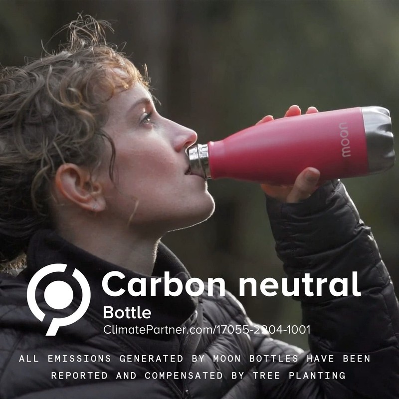 Moon Bottles - Carbon Neutral Stainless Steel Metal Water Bottle
