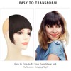 SHEDOWIG Bangs Hair Clip in Bangs Synthetic Hair Extensions Front