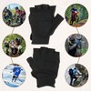 PATIKIL Men's Outdoor Fingerless Gloves 1 Pair Half Finger Gloves