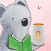 Mr. & Mrs. Panda Gold Windlicht Personalisiert Bär Lied -