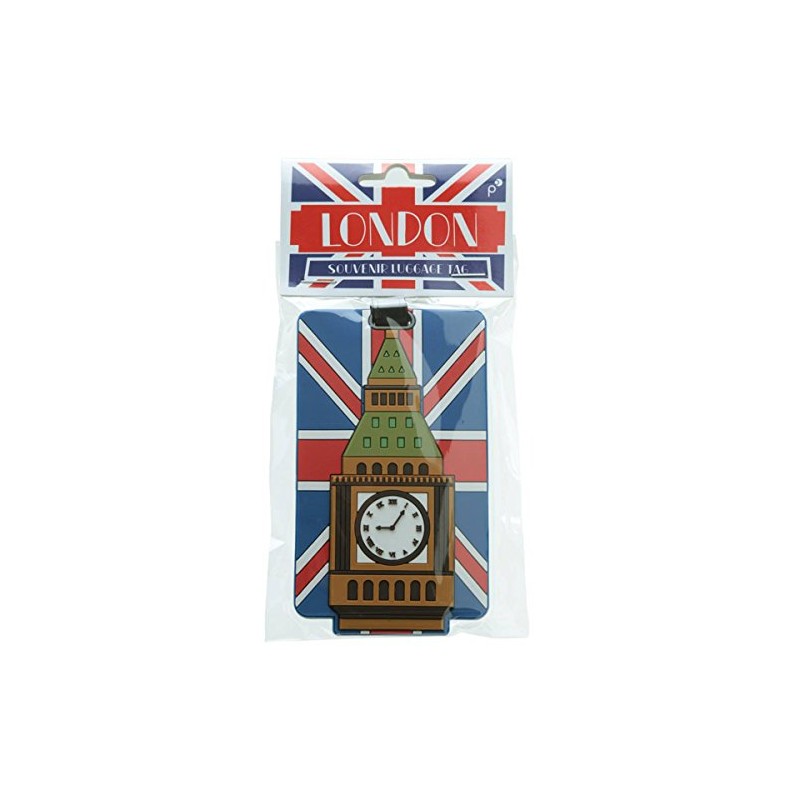 London Union Flag Big Ben PVC Luggage Tag