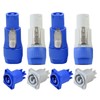 2 Sets of Powercon Connector Input and Output, Suitable for