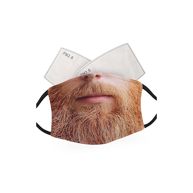 McMug - Ginger Beard Male Face - Adult Face Masks