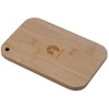 CAPTAIN STAG UP-2691 Bamboo Cutting Board, Trivet Plate, Aluminum Square