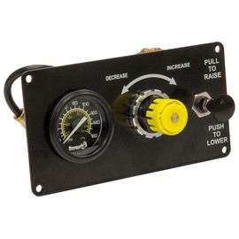 Buyers Products 6451050 Lift Axle Control Assembly Valve With Push-Pull Air Valve, Single-Acting, Raise & Lower Lift Axle, Pre-Plumbed & Assembled, Fitting/DOT Tubing & Mounting Plate Included