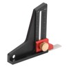 Multifunctional Height Aluminum Alloy Saw Table Depth Measuring Ruler with