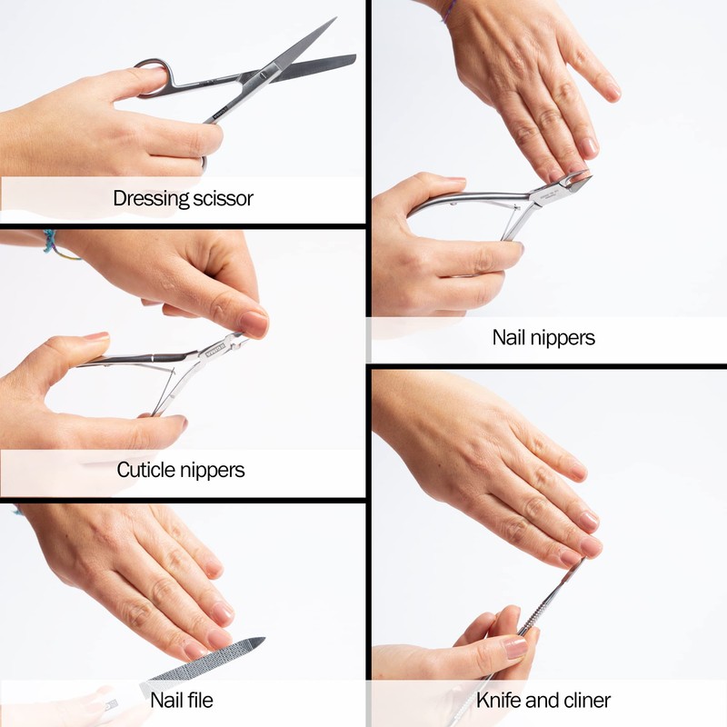 Gima - Podiatry Kit for Professional Pedicure and Manicure 11