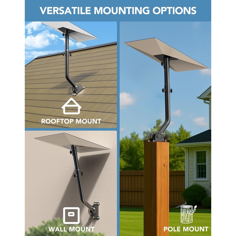 BESCOST Starlink Gen 3 Mount Kit – 360° Rotatable &