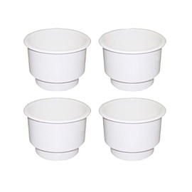 for 4PCS White Plastic Cup Drink Can Holder Universal for Car Truck Boat Marine RV