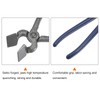 sourcing map Flat Pliers Straight Head Leather Edge Adjustment Press