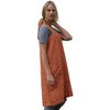 WROLEM Women's Cross Back Pinafore Apron with Large Pockets Home